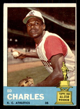 1963 Topps # 67 Ed Charles Excellent 