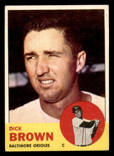 1963 Topps #112 Dick Brown Excellent 