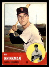 1963 Topps #479 Ed Brinkman Excellent RC Rookie  ID: 333922