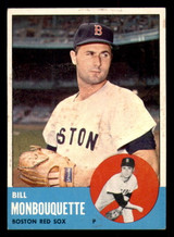 1963 Topps #480 Bill Monbouquette Excellent+ 