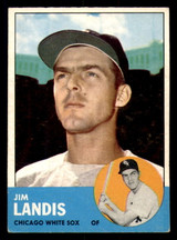 1963 Topps #485 Jim Landis Very Good 