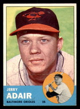 1963 Topps #488 Jerry Adair Excellent+  ID: 333937