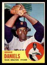 1963 Topps #497 Bennie Daniels Excellent+  ID: 333949