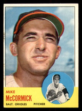1963 Topps #563 Mike McCormick Excellent 