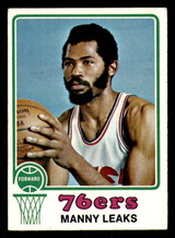 1973-74 Topps # 74 Manny Leaks Excellent+ ID: 335048 1973-74 Topps # 74 Manny Leaks Excellent+ ID: 335048