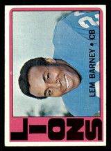 1972 Topps # 42 Lem Barney Excellent+ 1972 Topps # 42 Lem Barney Excellent+