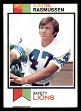 1973 Topps #306 Wayne Rasmussen Miscut Lions ID:335736 1973 Topps #306 Wayne Rasmussen Miscut Lions ID:335736
