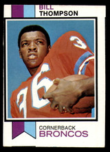 1973 Topps #438 Bill Thompson Miscut Broncos    ID:335808