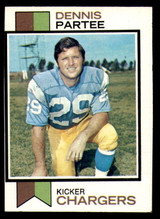 1973 Topps #483 Dennis Partee Miscut Chargers    ID:335830