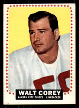 1964 Topps # 95 Walt Corey Excellent+ RC Rookie 1964 Topps # 95 Walt Corey Excellent+ RC Rookie