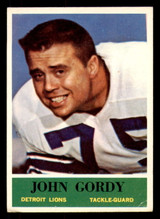 1964 Philadelphia # 60 John Gordy Very Good 