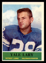 1964 Philadelphia # 62 Yale Lary Very Good  ID: 337432