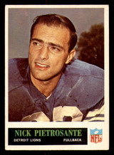 1965 Philadelphia #66 Nick Pietrosante Very Good 1965 Philadelphia #66 Nick Pietrosante Very Good