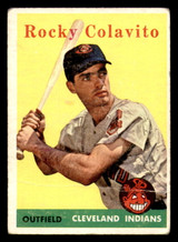 1958 Topps #368 Rocky Colavito G-VG ID: 337593 1958 Topps #368 Rocky Colavito G-VG ID: 337593
