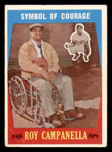 1959 Topps #550 Roy Campanella Symbol of Courage Very Good  ID: 337594