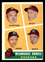 1960 Topps #464 Braves Coaches VG-EX 1960 Topps #464 Braves Coaches VG-EX