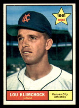 1961 Topps #462 Lou Klimchock Near Mint+  ID: 338619