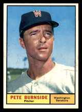 1961 Topps #507 Pete Burnside Ex-Mint  ID: 338709