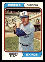 1974 Topps #589 Boots Day Near Mint  ID: 340269