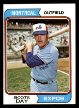 1974 Topps #589 Boots Day Near Mint  ID: 340270