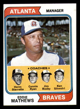 1974 Topps #634 Eddie Mathews MG Near Mint ID: 340364 1974 Topps #634 Eddie Mathews MG Near Mint ID: 340364