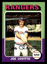 1975 Topps # 36 Joe Lovitto Ex-Mint 