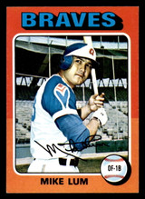 1975 Topps #154 Mike Lum Ex-Mint  ID: 340820