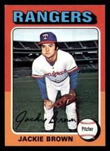 1975 Topps #316 Jackie Brown Ex-Mint  ID: 341248