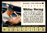 1961 Post Cereal #88 Whitey Herzog Very Good  ID: 342383