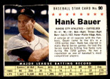 1961 Post Cereal #90 Hank Bauer G-VG  ID: 342386