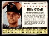 1961 Post Cereal #155 Billy O'Dell Very Good  ID: 342449