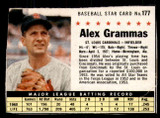 1961 Post Cereal #177 Alex Grammas Very Good  ID: 342466