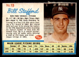 1962 Post Cereal #13 Bill Stafford Excellent  ID: 342520