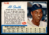 1962 Post Cereal #48 Al Smith Very Good  ID: 342591