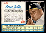 1962 Post Cereal #74 Steve Bilko Near Mint 