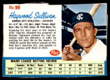 1962 Post Cereal #99 Haywood Sullivan G-VG  ID: 342698