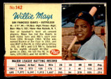 1962 Post Cereal #142 Willie Mays VG-EX 