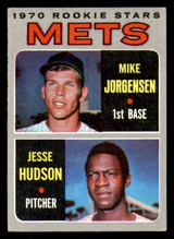1970 Topps #348 Mike Jorgensen/Jesse Hudson UER Excellent+ RC Rookie ID: 343738 1970 Topps #348 Mike Jorgensen/Jesse Hudson UER Excellent+ RC Rookie ID: 343738