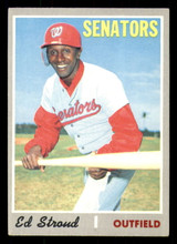1970 Topps #506 Ed Stroud VG-EX 1970 Topps #506 Ed Stroud VG-EX
