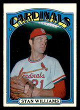 1972 Topps #9 Stan Williams Very Good Cardinals ID: 344384