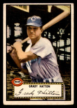 1952 Topps #6 Grady Hatton Very Good Red Back 1952 Topps #6 Grady Hatton Very Good Red Back