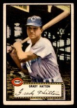 1952 Topps #6 Grady Hatton Very Good Red Back 