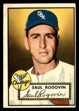 1952 Topps #159 Saul Rogovin Very Good RC Rookie 1952 Topps #159 Saul Rogovin Very Good RC Rookie