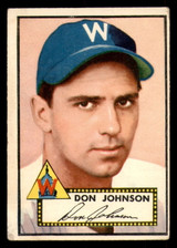 1952 Topps #190 Don Johnson Very Good RC Rookie  ID: 345567