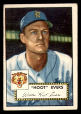 1952 Topps #222 Hoot Evers Very Good  ID: 345577