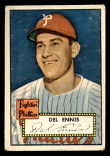 1952 Topps #223 Del Ennis G-VG 