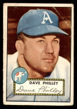 1952 Topps #226 Dave Philley Good 1952 Topps #226 Dave Philley Good