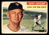 1956 Topps #301 Marv Grissom G-VG 1956 Topps #301 Marv Grissom G-VG