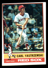 1976 Topps #230 Carl Yastrzemski Miscut Red Sox    ID:346281