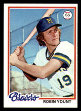 1978 Topps #173 Robin Yount UER Near Mint ID: 346420 1978 Topps #173 Robin Yount UER Near Mint ID: 346420